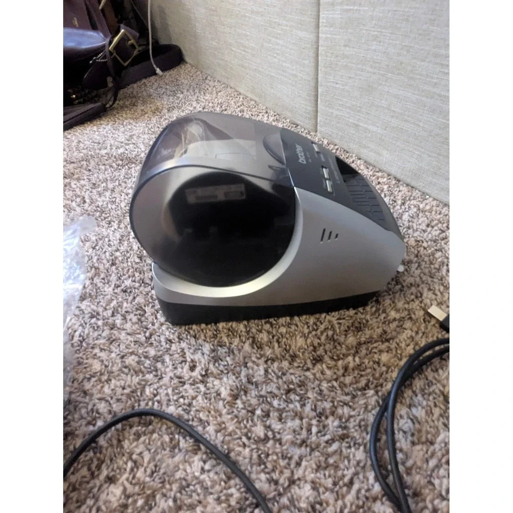 Brother QL-570 Professional Label Printer High Speed Thermal Desktop SilverBlack